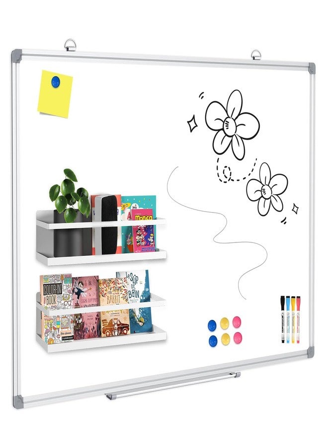 VANPET Metal Magnetic Book Shelf for Whiteboard, Metal Magnetic Bookshelf, Book Display Shelf for Teacher Kids Classroom Office (White) - Image 4